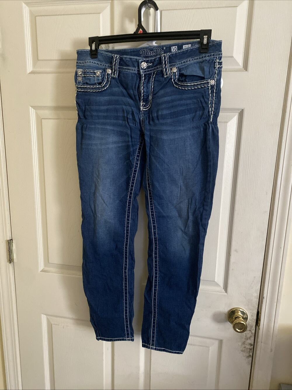 Miss Me Mid-rise Super Skinny Jeans Size 30